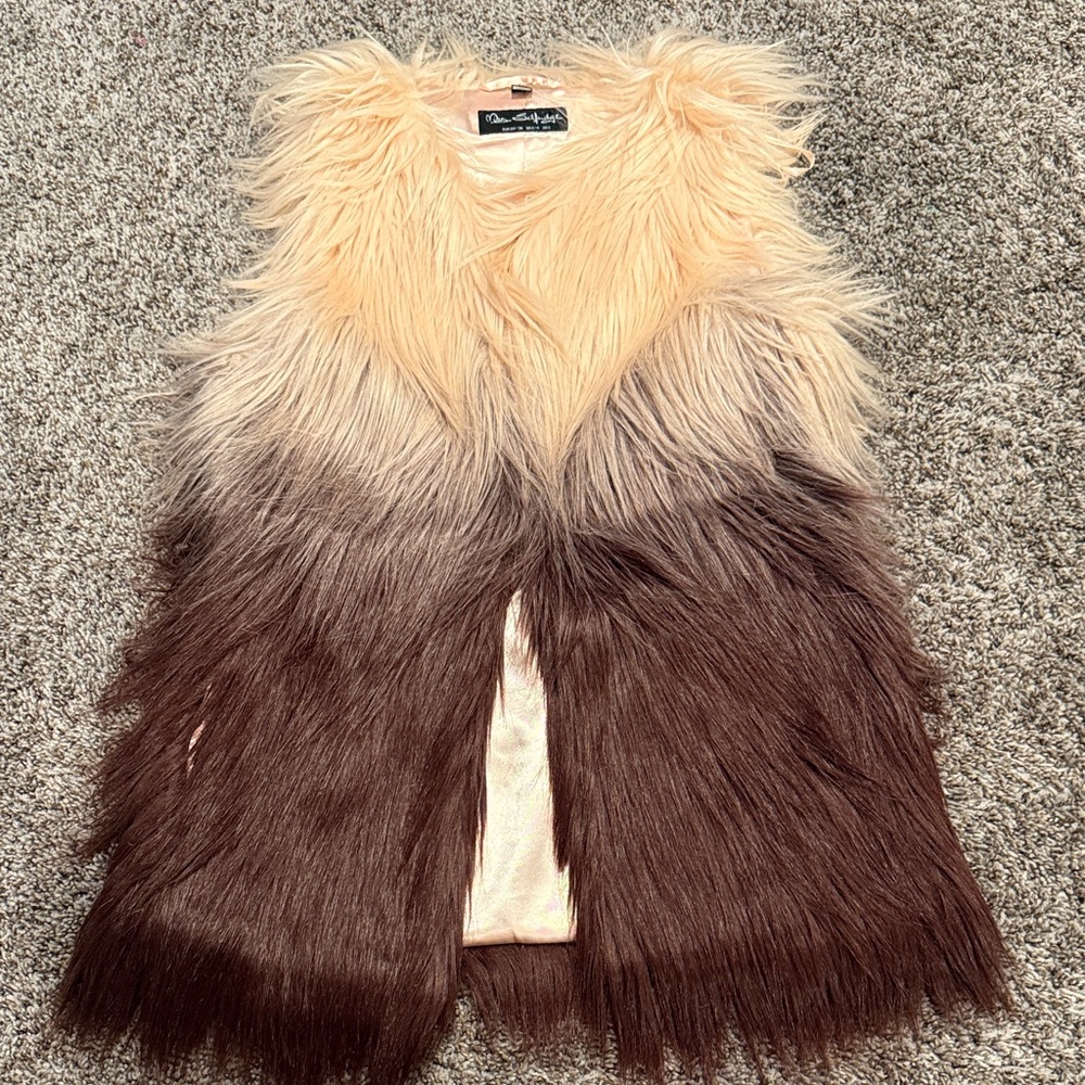 Faux Fur Ombre Vest